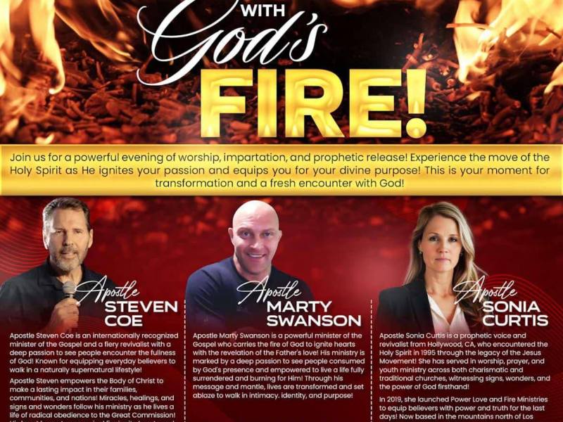2025 Revival Meetings with Apostle Marty Swanson And Apostle Steven&nbsp;Coe